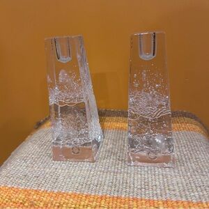 Darlington crystal Jane‎ beebe Cleopatra, large candlestick.